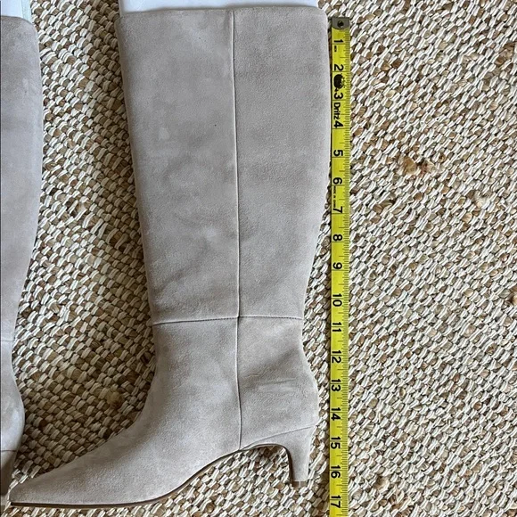 Steve Madden Taupe Heeled Boots - Picture 3 of 13